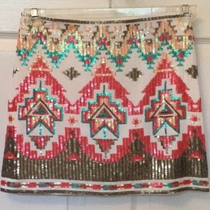 Sequin  Skirt